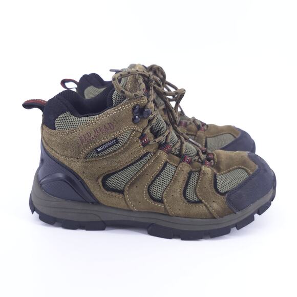 RedHead Other - RedHead Youth Zipline Waterproof Sturdy Brown Suede & Mesh Trail Hiking Boots 6M
